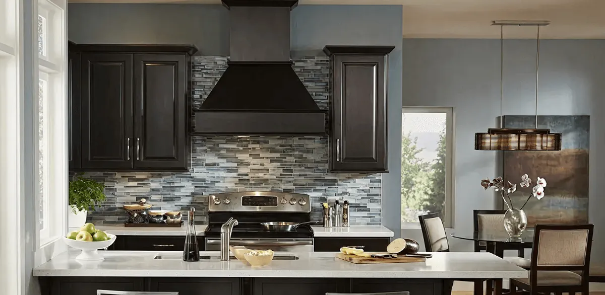 Kitchen cabinet painting and refinishing in a modern kitchen in Jersey City, NJ